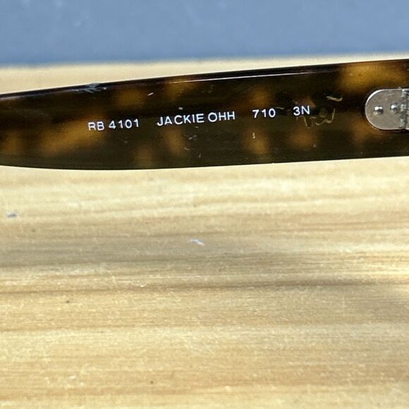 Ray-Ban JACKIE OHH RB4101 710 3N Cat Eye Tortoise Shell Italy FRAMES ONLY - Picture 7 of 8